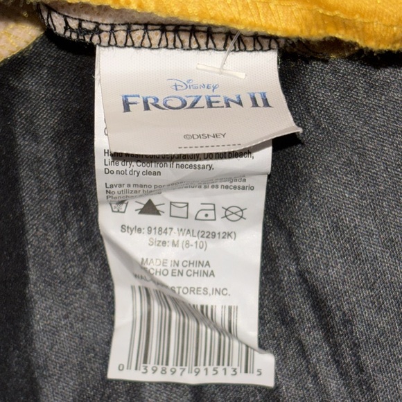 Disney Frozen 2 Anna Travel Dress Costume with Boots NEW WITHOUT TAGS - Picture 3 of 16